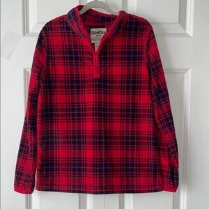 OshKosh Red and Blue Plaid Pullover